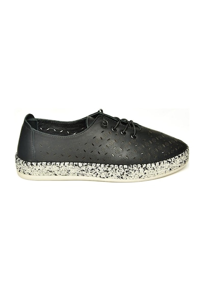 Fox Shoes U555100103 Siyah Hakiki Deri Günlük Kadın Ayakkabı Siyah-hakiki Deri Siyah