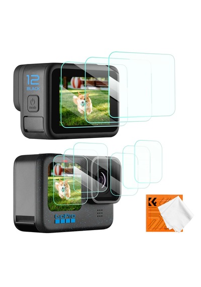 K&f Concept Gopro Hero 9/10/11/12 İle Uyumlu Ekran Koruyucu Set