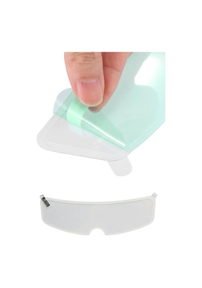 Tüm Kasklara Uyumlu Motorsiklet Kask Ön Cam Sticker Film Yağmur Buğ Engelleyici Su Kaydırıcı Cam Filmi Yağmur Engelleyici Damla Kaydırıcı Film
