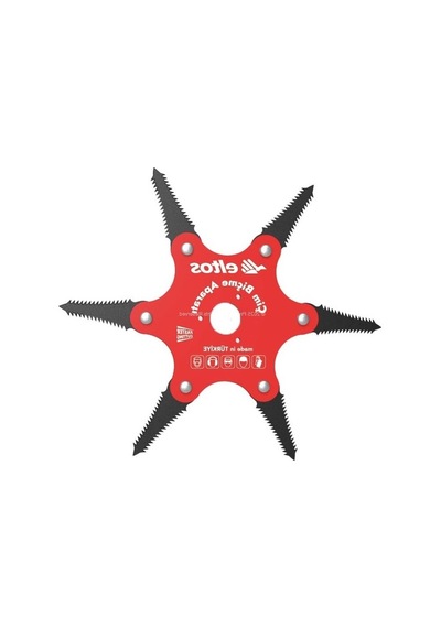 Ergonomik Çim Biçme Aparatı, 6 Bıçaklı Metal Parça