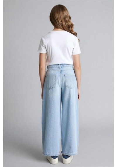 Defacto Baggy Fıt Jean Pantolon Kız Çocuk H0385a826smnm39 Mavi-nm39 Defacto Baggy Fıt Jean Pantolon Kız Çocuk H0385a826smnm39 Mavi-nm39