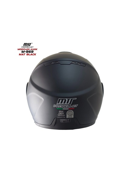 Mts M-969 Matt Black Kask Renkli