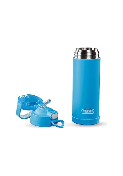 Thermos F422 Funtaıner Cocuk Pıpetlı Termos 0,47l Pipetli Termos F422-024331 Mavi