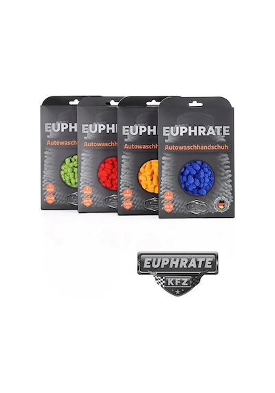 Tulpar Kimya Euphrate Kfz Mikrofiber Arka Tarafı Mikrofiber Bez Oto Yıkama Eldiveni 23x18 E-13wh-2318-25