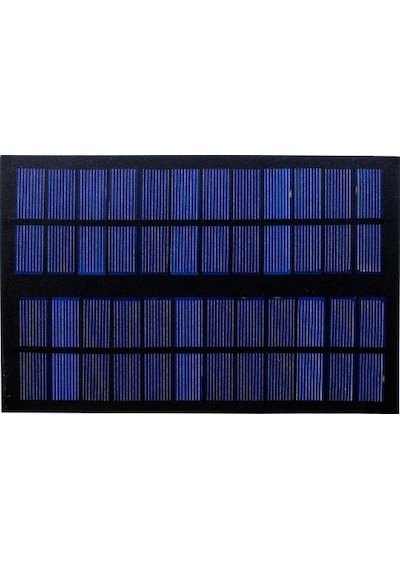 Güneş Paneli 20cmx13cm 12 Volt 500 mAh + ve - Uç Kablolu Solar