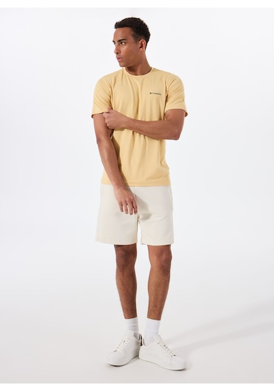 Columbia Tech Trail Neck Iı Erkek Kısa Kollu Tişört-8258 Sarı