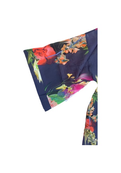Lila Mare Pamuk Vual Kimono Renkli Renkli Lila Mare Pamuk Vual Kimono Renkli Renkli