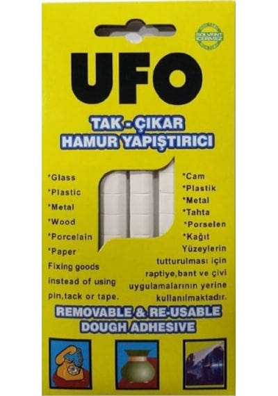 Ufo Tak - Çıkar Hamur Yapıştırıcı 1'li Paket