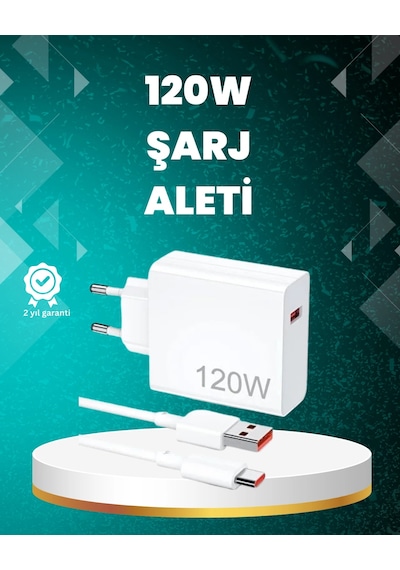 Zenvia 120 Watt Güçlü Hızlı Şarj Adaptörü Huawei P30 P40 Mate 20 Pro Uyumlu Znv2026