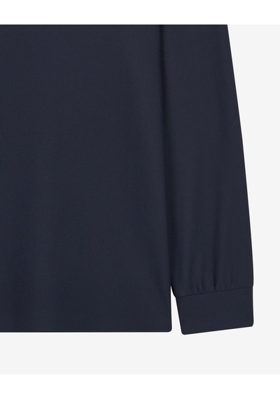 Skechers M Long Sleeve Waffle Polo Erkek Lacivert S2620148-4347