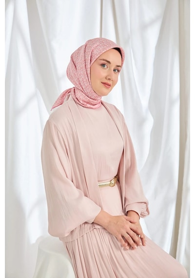 Silk Home %100 Twill İpek Eşarp S540 Pembe