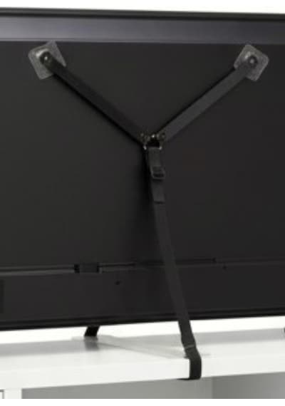 Vidasız Montajsız Kendinden Yapışkanlı Lcd Tv Kemeri Çoçuk Y Tipi Deprem Koruma Güvenlik Askısı