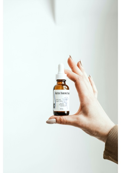 Keten Tohumu Yağı %100 Saf & Soğuk Sıkım Cilt Nemlendirici Saç Besleyici Doğal Omega3 Kaynağı