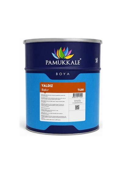 Pamukkale Yaldız Boya Bakır 200 Derece Isı Geçirmez 5 Lt