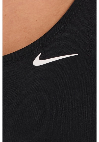 Nike Swim Hydrastrong Solid Fastback Kadın Sırtı Açık Siyah Tek Parça Mayo-15083