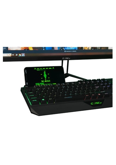 Nexus K1 Rgb Full Membran 104 Tuşlu / Ses Kontrol Mekanizmalı Örgü Kablolu Gaming Klavye