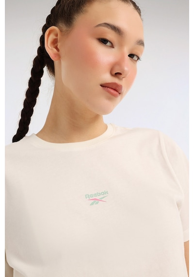 Reebok New Id Class Reg Tee Ekru Kadın Kısa Kol T-shirt 000000000102204053 Bej