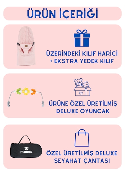 Mamma Deluxe Cotton Oyuncaklı Ana Kucağı + Ekstra Kılıf Ve Çanta