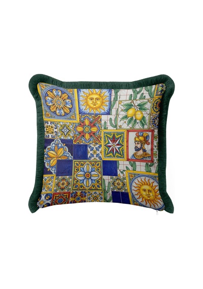 Akdeniz Mozaik Saçaklı Yastık Kılıfı - Sanat Ruhlu Retro Renkli Yeşil Püsküllü Kırlent Kılıfı Sedefli Toprak Amber Akdeniz Mozaik Saçaklı Yastık Kılıfı - Sanat Ruhlu Retro Renkli Yeşil Püsküllü Kırlent Kılıfı Sedefli Toprak Amber