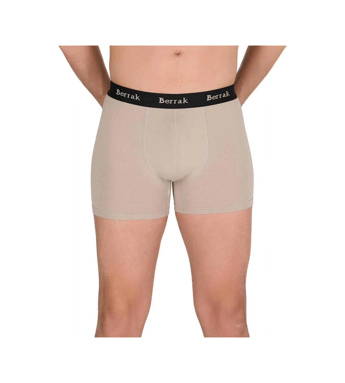 Berrak 4476 Modal Likralı Esnek Erkek Boxer Kırmızı