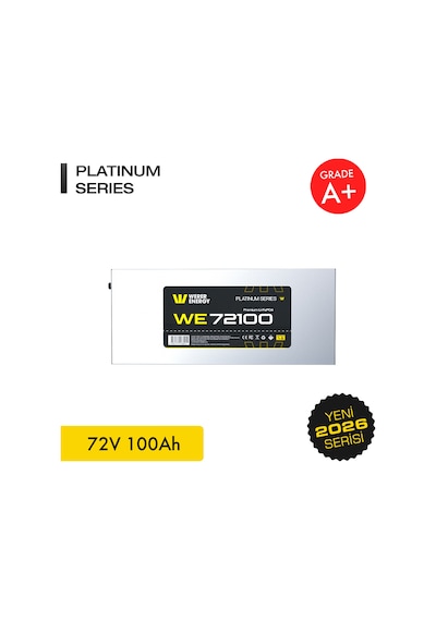 Werer Energy   72V 100Ah LiFePO4 Platinum Series Bluetooth'lu Lityum Demir Fosfat Akü