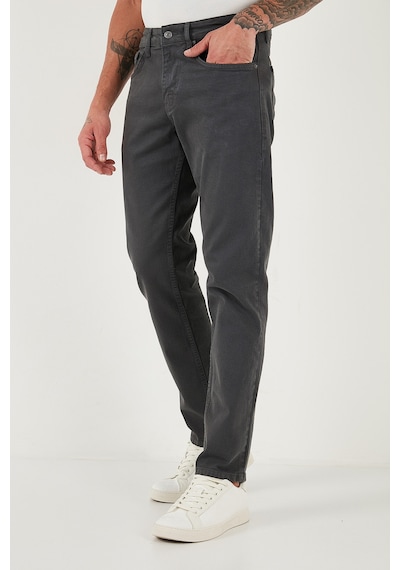 Buratti Pamuklu Comfort Fit Normal Bel Boru Paça Jeans Erkek Kot Pantolon 4412C19Texas Antrasit Buratti Pamuklu Comfort Fit Normal Bel Boru Paça Jeans Erkek Kot Pantolon 4412C19Texas Antrasit