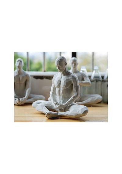 Meditasyon Heykeli Sukhasana Pozunda Modern Tasarım Figür 15 Cm Model1 - 696047183