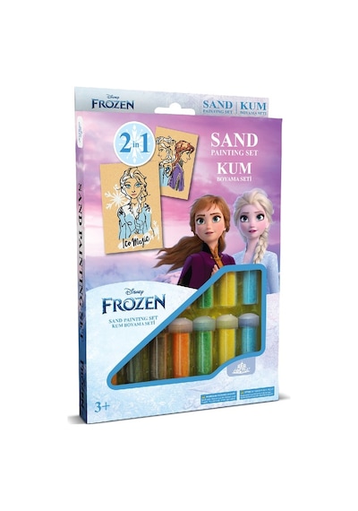 Eğitici Ve Eğlenceli Kum Boyama Seti-disney Frozen Ds-39