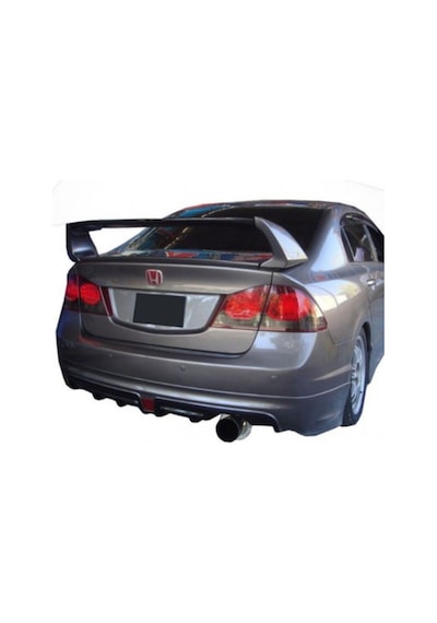 Honda Civic Fd6 Sağdan Çift Çıkış Mugen Rr Arka Ek Plastik