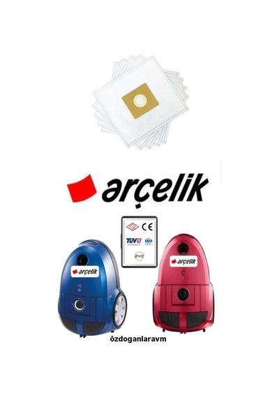 Arçelik Uyumlu Süpürgesi Toz Torbası 10 Adet