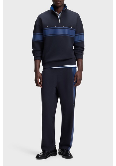 Hugo Pamuklu Relaxed Fit Yarım Fermuarlı Dik Yaka Sweat Erkek Sweat 50563798 405 Lacivert Hugo Pamuklu Relaxed Fit Yarım Fermuarlı Dik Yaka Sweat Erkek Sweat 50563798 405 Lacivert