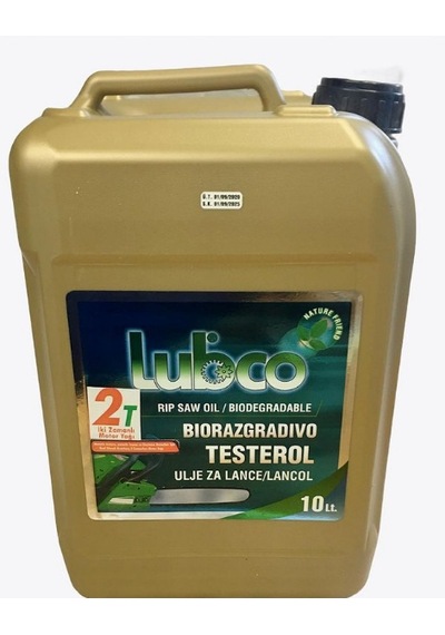 Lubco 2 Zamanlı 2-T Kırmızı Motosiklet Testere Bıçkı Yağı 10 L
