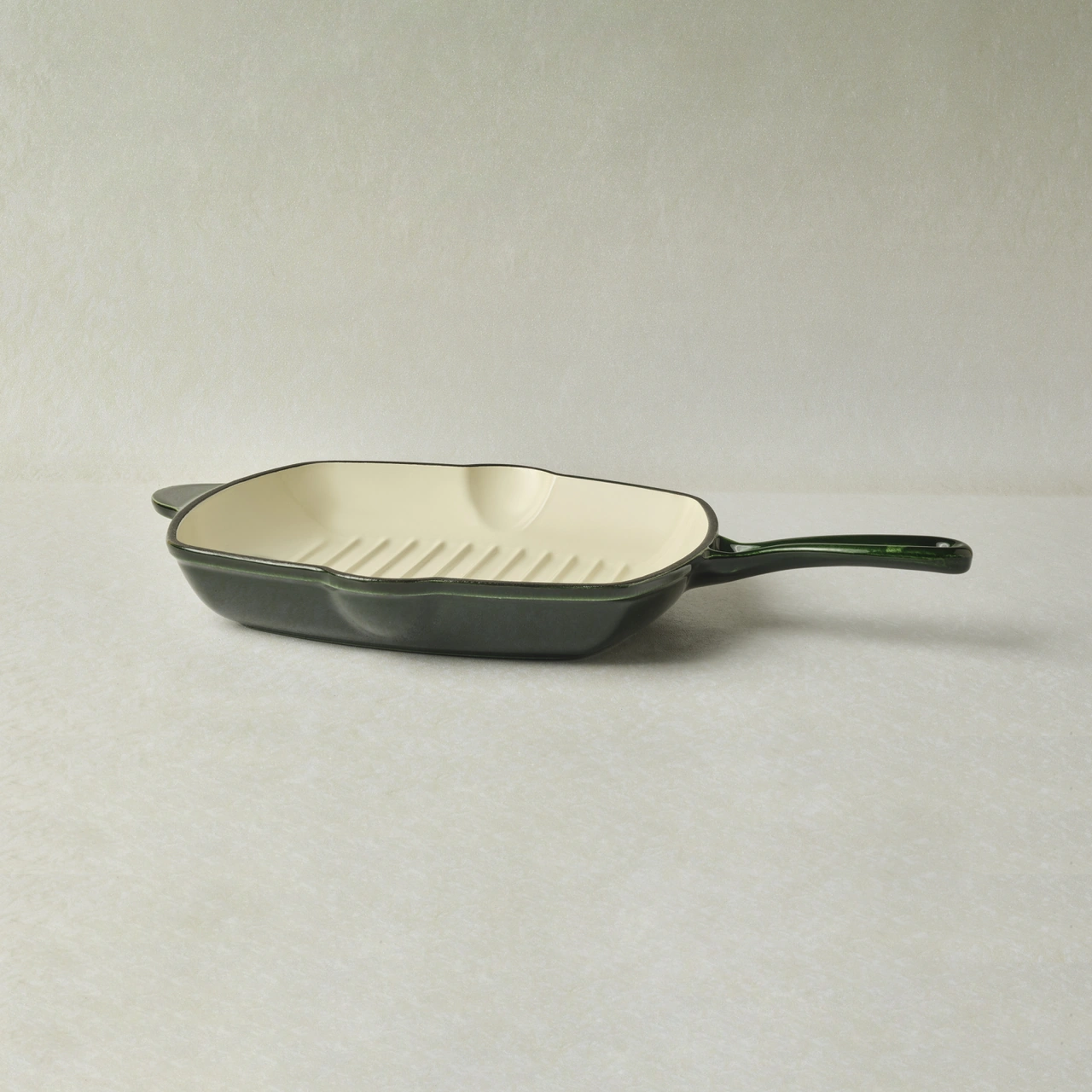 Karaca Heritage Demir Döküm Emayeli Grill Tava Yeşil 26 Cm Yeşil