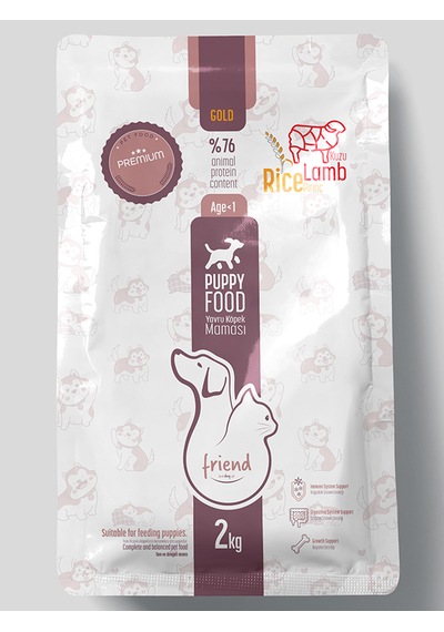 Friend Pet Gold Kuzulu Yavru Köpek Maması 2 KG
