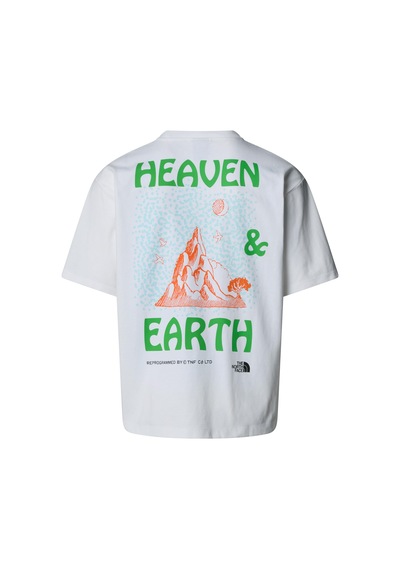 The North Face M Haven N Earth Ss Tee Graphic - Ap Erkek T-shirt-31539 Beyaz