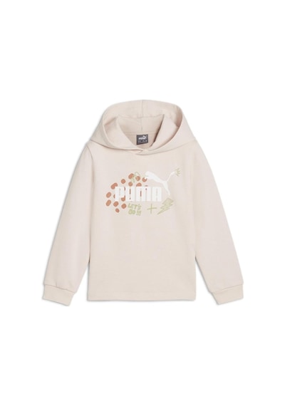 Ess+ Puma Fc Hoodie Hooded Sweatshirt Unisex Kids Acı Kahverengi