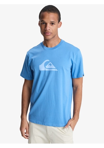 Quiksilver Quıksılver Ev Comp Logo Erkek Riviera - Solid T-shırt Eqyzt08182-blc0 Mavi
