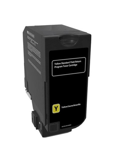 LEXMARK CS725 (74C5HY0) SARI Uyumlu TONER (YÜKSEK KAPASİTE )12.00