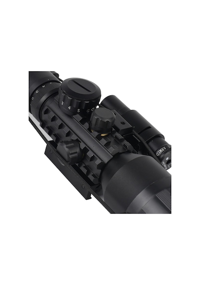M9 Ls3-10x42e Profesyonel Optik Nişangah Seti - 3-10x Yakınlaştırma, Işıklı Mil-dot Ve Entegre İşaretleyici Modülü Siyah