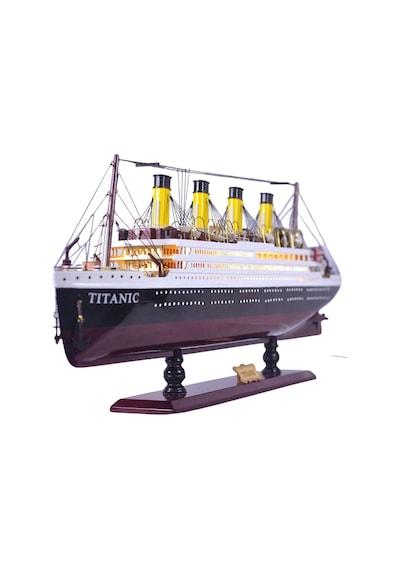Titanik Led Işıklı Ahşap Model 80cm Titanic Gemi Koleksiyon