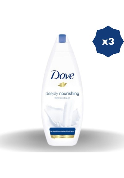 Dove Deeply Nourishing Duş Jeli 3 x 450 ML