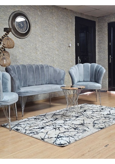 Zafir Krom Kaplama Tel Ayak Papatya Çay Seti Koltuk Takımı , Balkon, Salon, Ofis, Cafe Koltuk Takımı Gri Zafir Krom Kaplama Tel Ayak Papatya Çay Seti Koltuk Takımı , Balkon, Salon, Ofis, Cafe Koltuk Takımı Gri