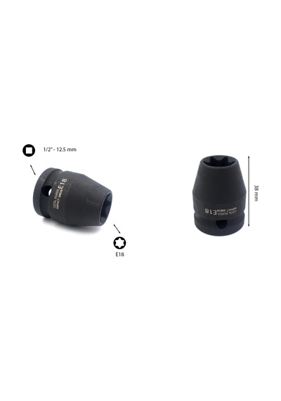 Ceta Form E18 1/2” Dişi Torx Havalı Lokma Anahtar C66-E18