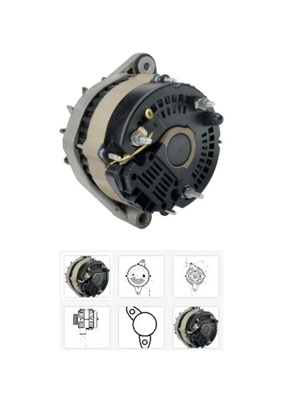 Volvo Penta Engınıe 1.3 1.7 2.4 Alternator 12v 90 Amper Iskra Tıp