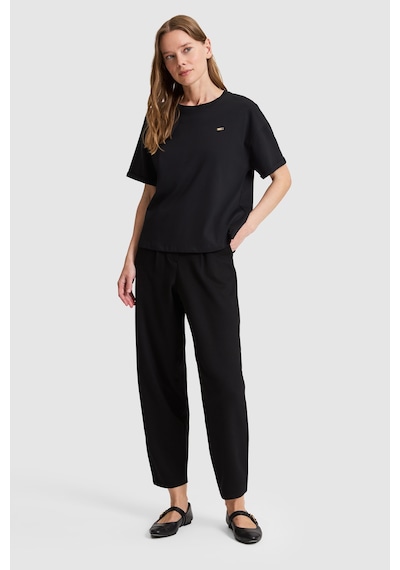 U.s. Polo Assn. Kadın Siyah Tişört Basic 50323545-vr046