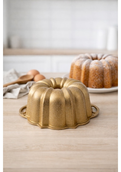Mira Döküm Kek Kalıbı 26cm Gold Gold