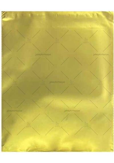 Mat Metalize Bantlı Altın Hediye Paketi 20 Adet En:17 Cm X Boy:25 Cm