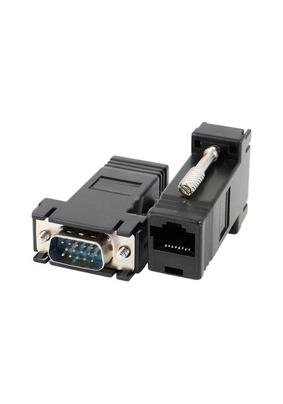 Powermaster Vga Extender Rj45 Cat5/cat6/cat7 Uzatıcı Çevirici 2'li Paket
