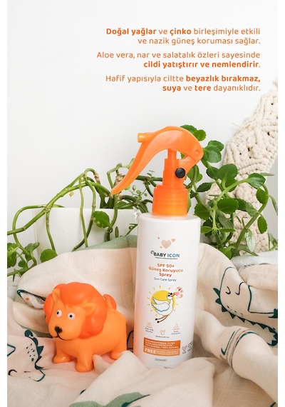 Baby Icon Doğal Güneş Spreyi Spf 50 200 Ml