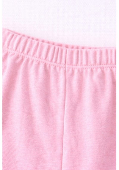 For My Baby Fitilli Kumaş 2 Li Kız Bebek Takım Şortlu Yazlık Pembe4